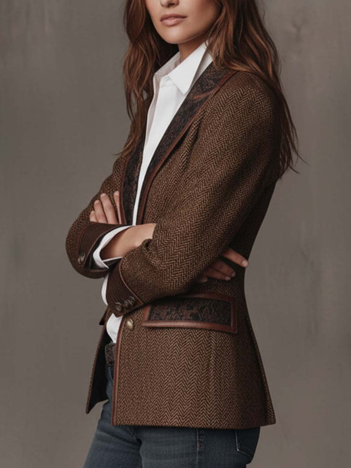 Amélie Bruges | BLAZER STRUCTURÉ ARTISTIQUE POUR FEMMES