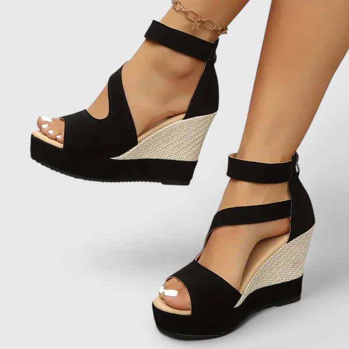 Aviana - Sandales Orthopédiques à Talon Wedge