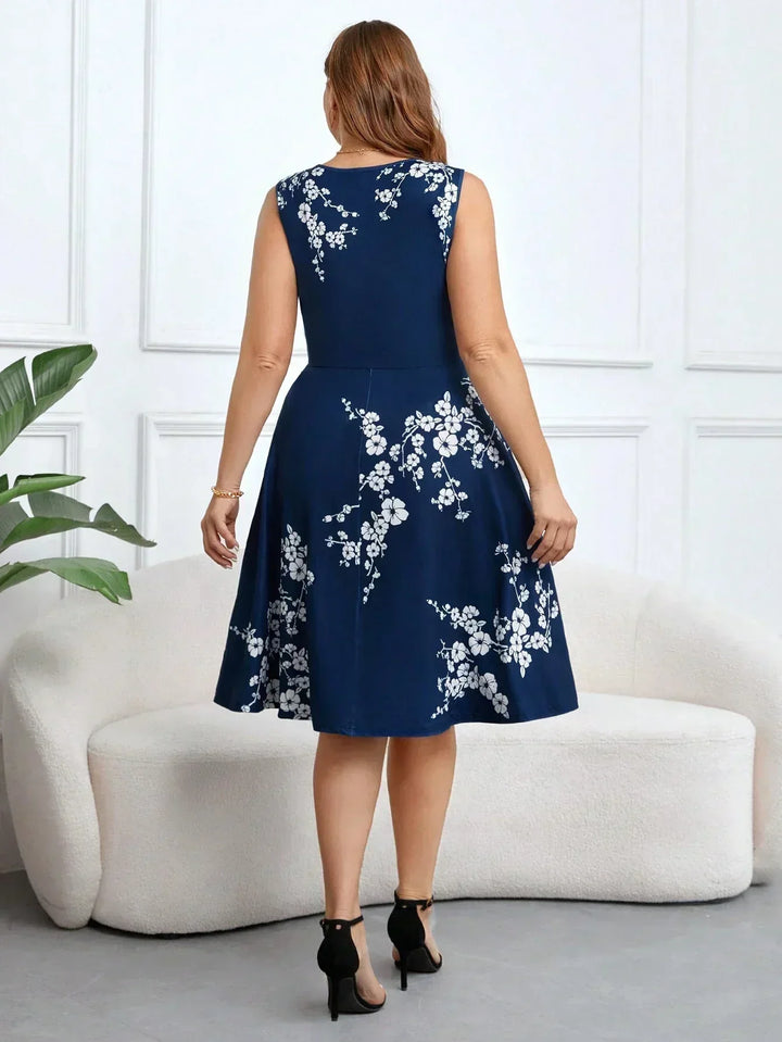 Danica - Robe Fleurie Enveloppante