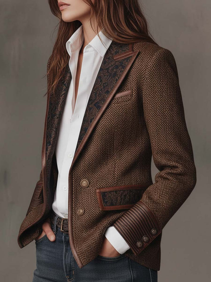 Amélie Bruges | BLAZER STRUCTURÉ ARTISTIQUE POUR FEMMES