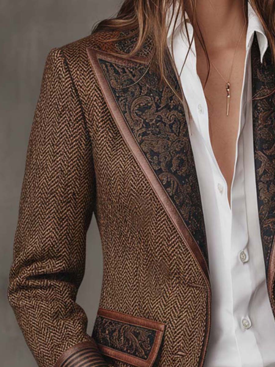 Amélie Bruges | BLAZER STRUCTURÉ ARTISTIQUE POUR FEMMES