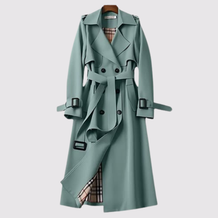Amélie Bruges | TRANCHÉE MANTEAU LONGUE À CEINTURE POUR FEMMES