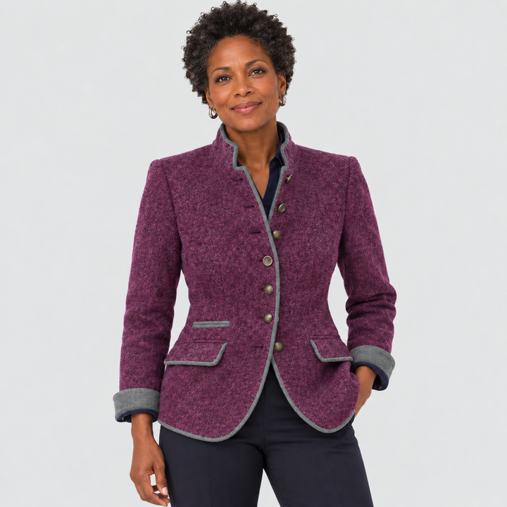 Amélie Bruges | Veste Classique en Laine Édition Limitée