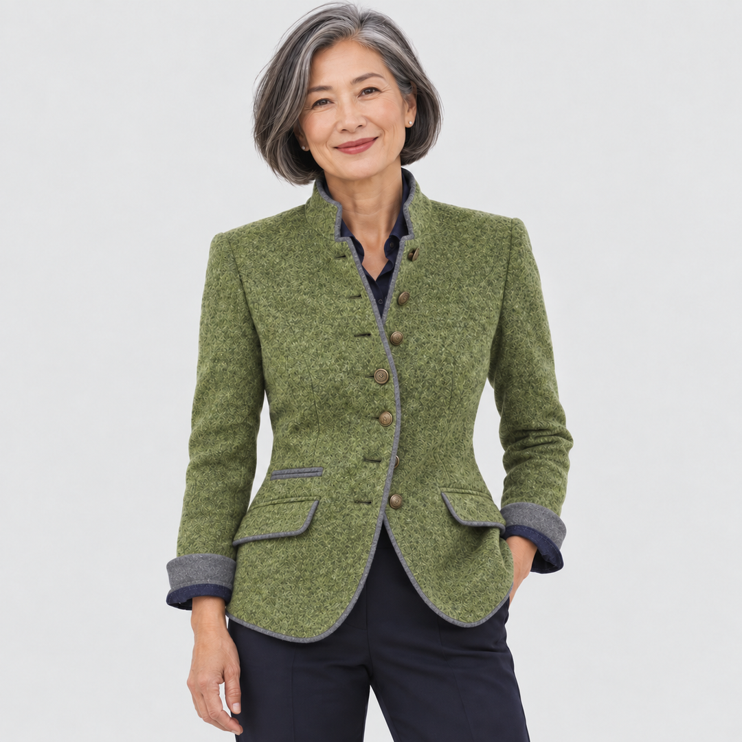 Amélie Bruges | Veste Classique en Laine Édition Limitée