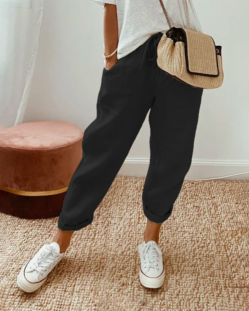 Pantalon Fluide Confort Élégant