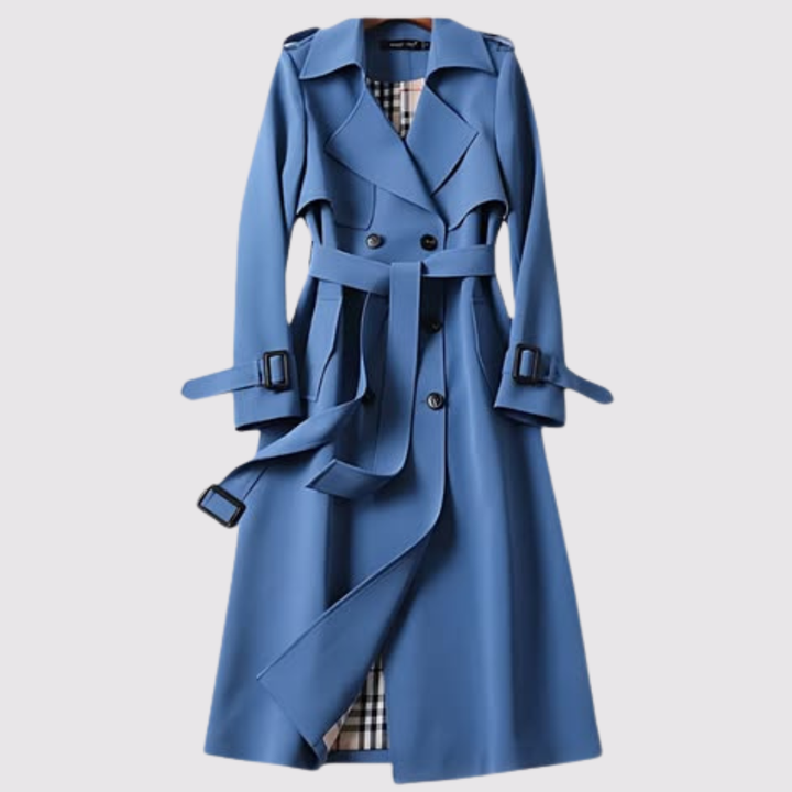 Amélie Bruges | TRANCHÉE MANTEAU LONGUE À CEINTURE POUR FEMMES
