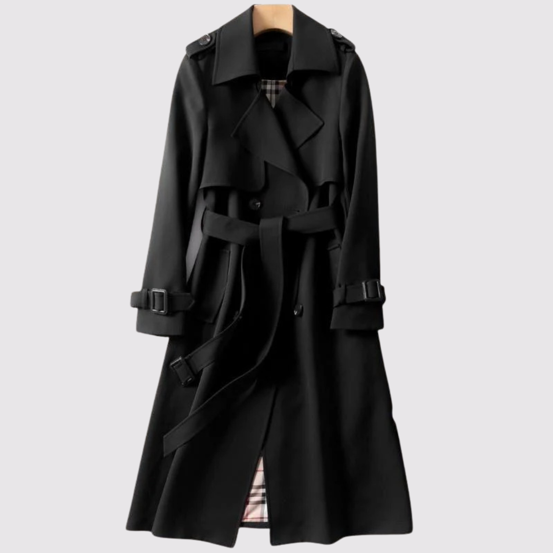 Amélie Bruges | TRANCHÉE MANTEAU LONGUE À CEINTURE POUR FEMMES