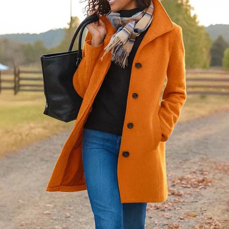Aurora | Manteau à Un Bouton