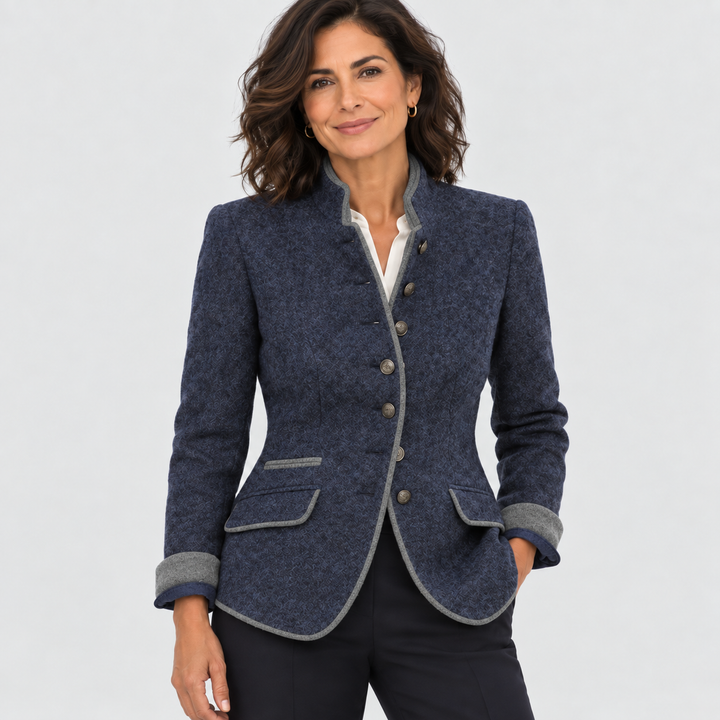 Amélie Bruges | Veste Classique en Laine Édition Limitée