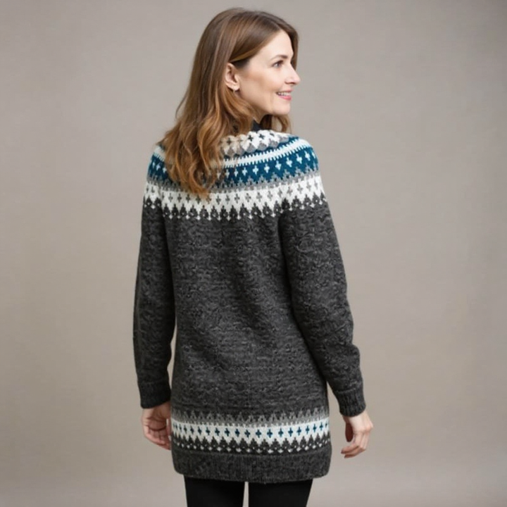 Prune | Pull en tricot vintage