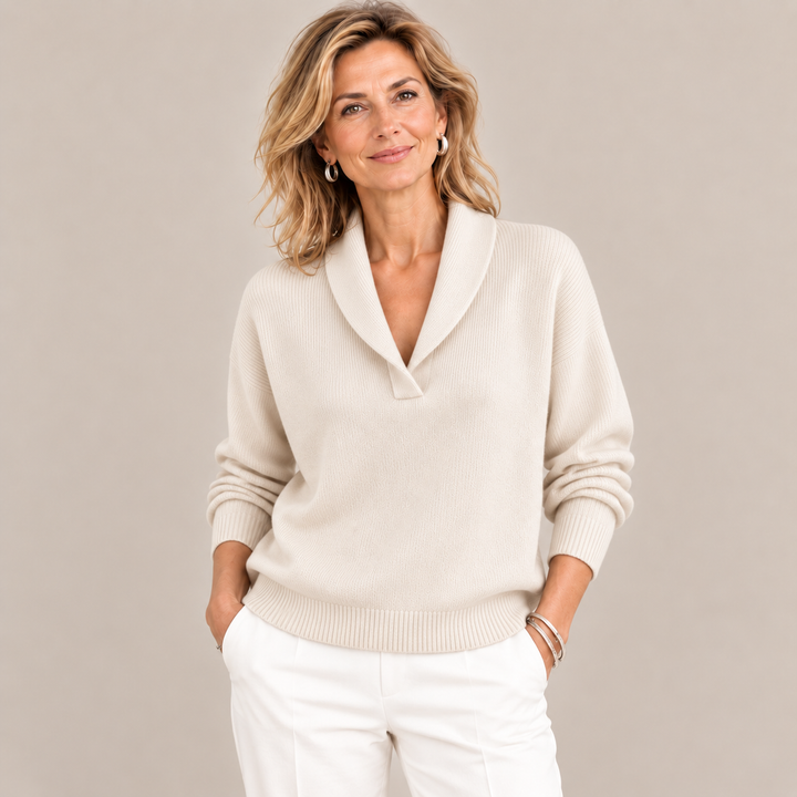 Amélie Bruges | Pull à col en V