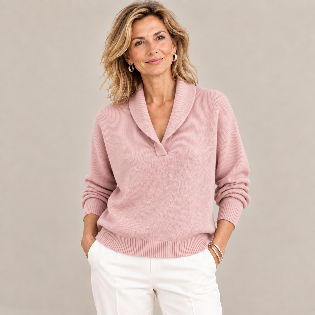 Amélie Bruges | Pull à col en V