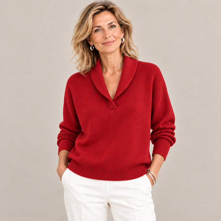 Amélie Bruges | Pull à col en V