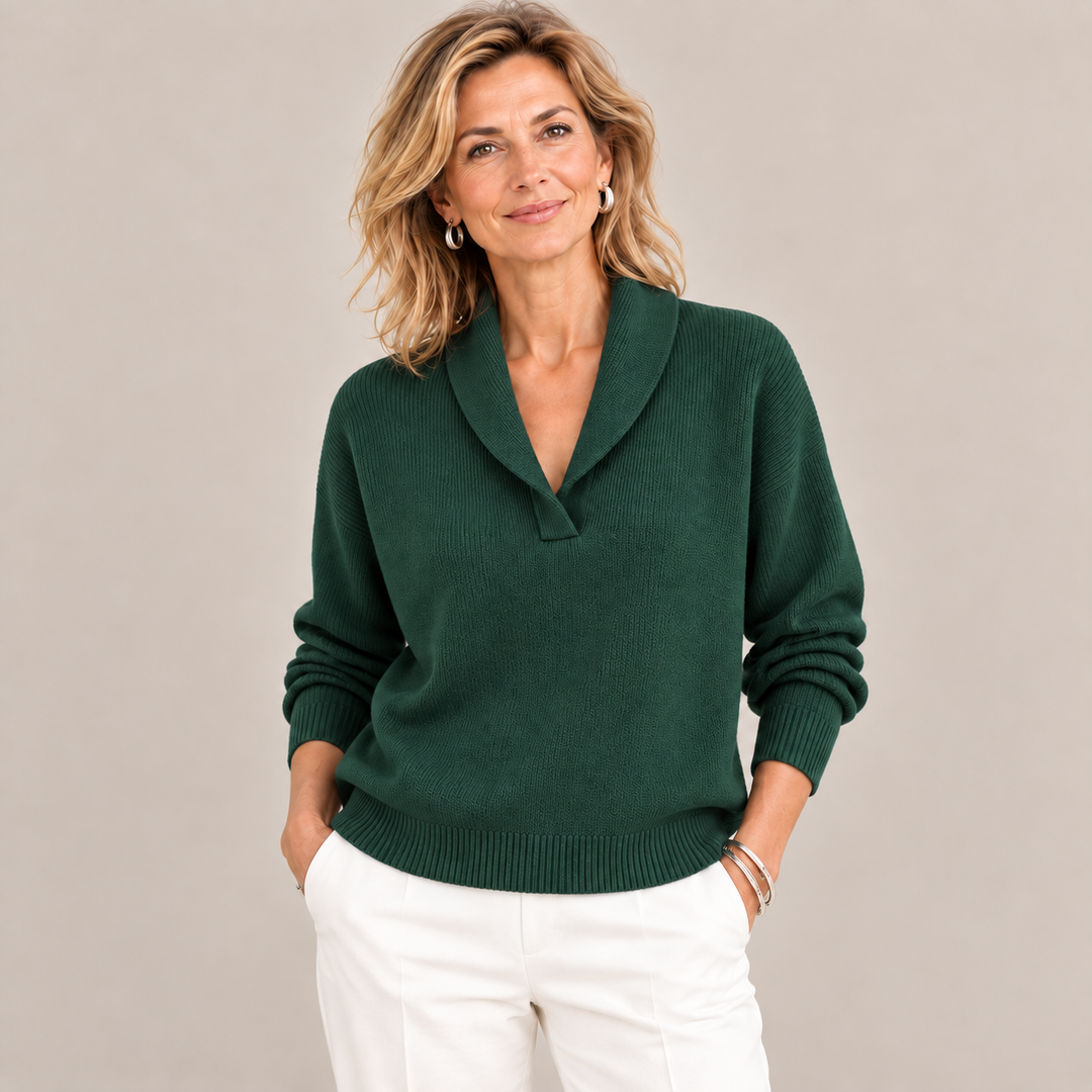 Amélie Bruges | Pull à col en V