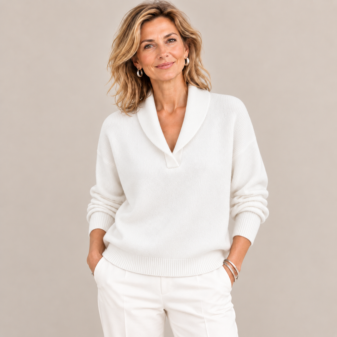 Amélie Bruges | Pull à col en V