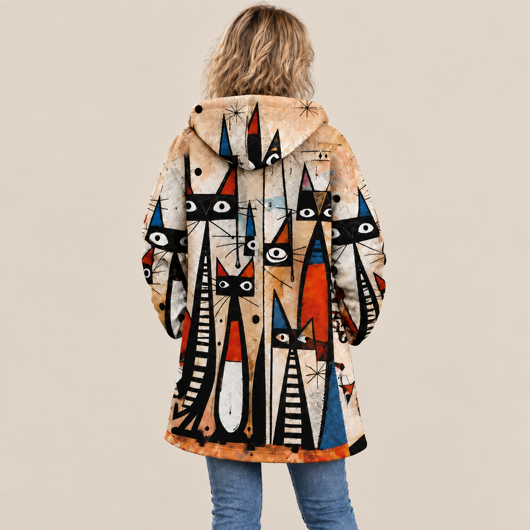 Amélie Bruges | Veste à Motifs Vintage