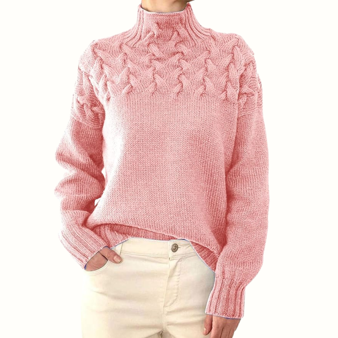 Elena | Pull Col Roulé Chaud