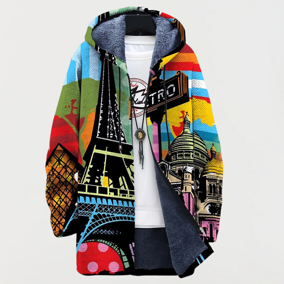 Niamh - Sweat à Capuche Urban Print