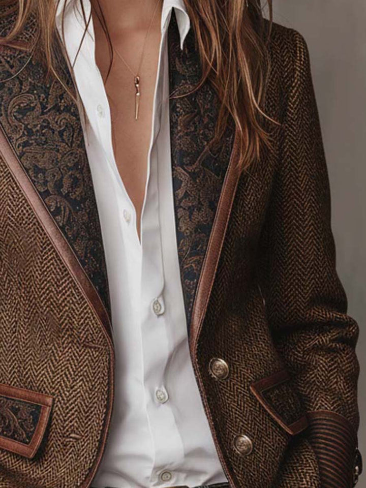 Amélie Bruges | BLAZER STRUCTURÉ ARTISTIQUE POUR FEMMES