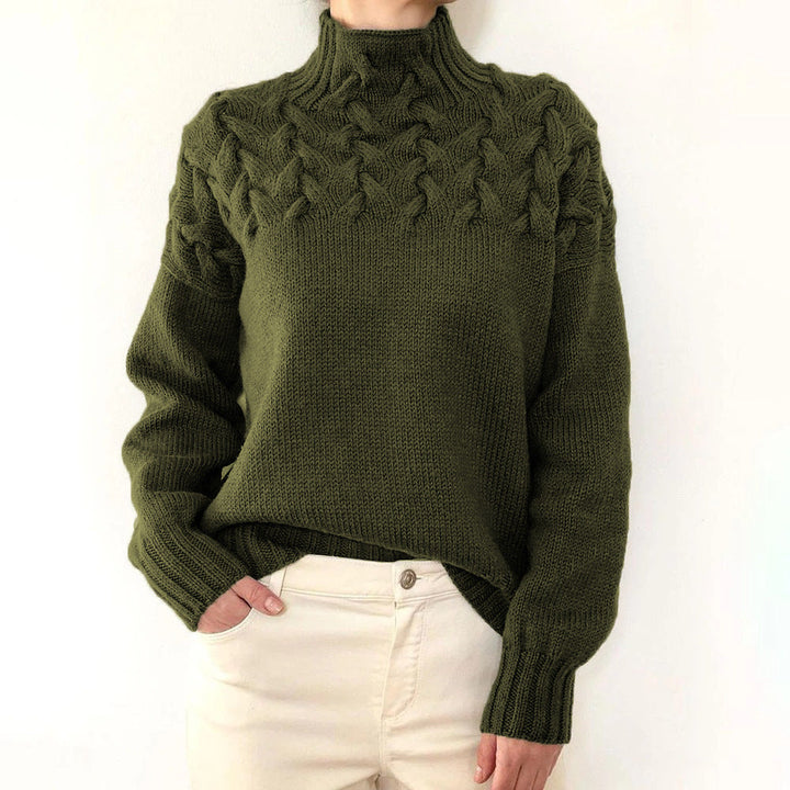 Elena | Pull Col Roulé Chaud