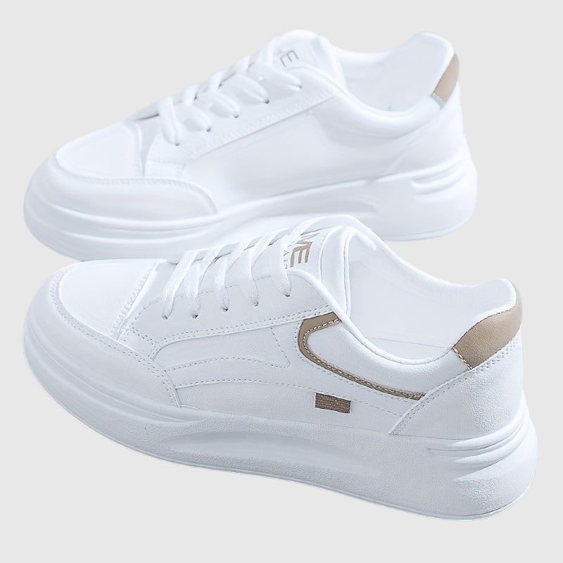 Baskets blanches chic confort léger