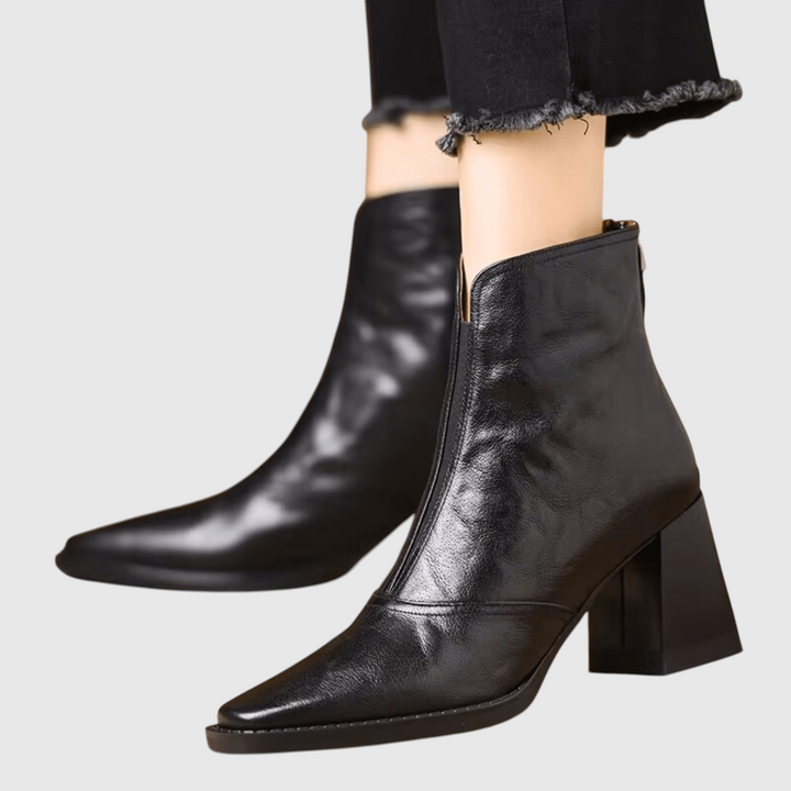 Claudia | Bottines de luxe à talon moyen