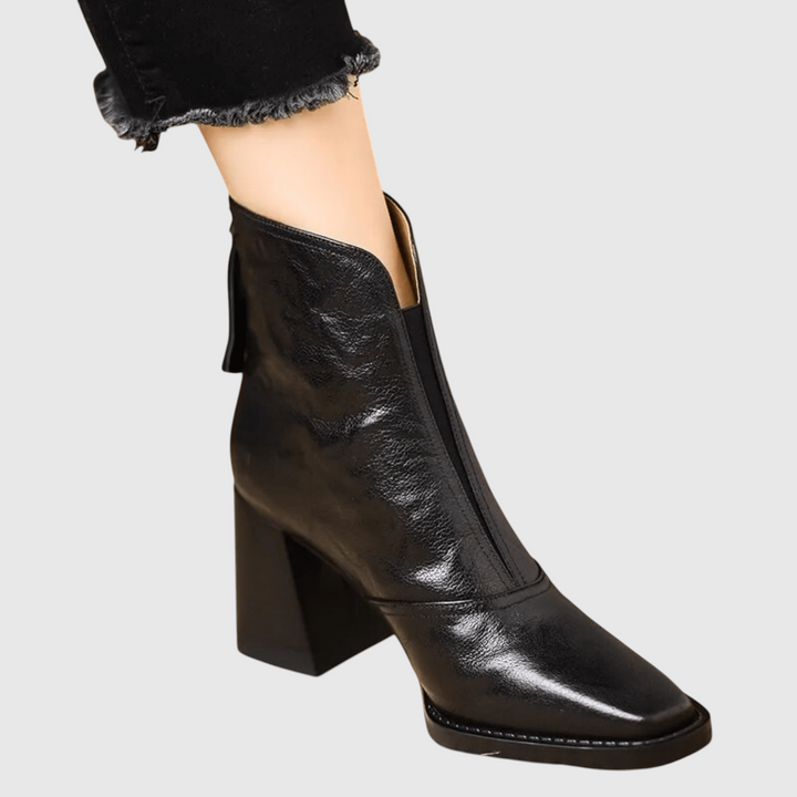 Claudia | Bottines de luxe à talon moyen