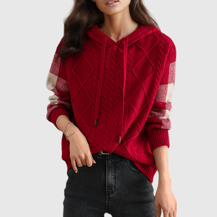 Emily | Pull à Capuche en Tresse