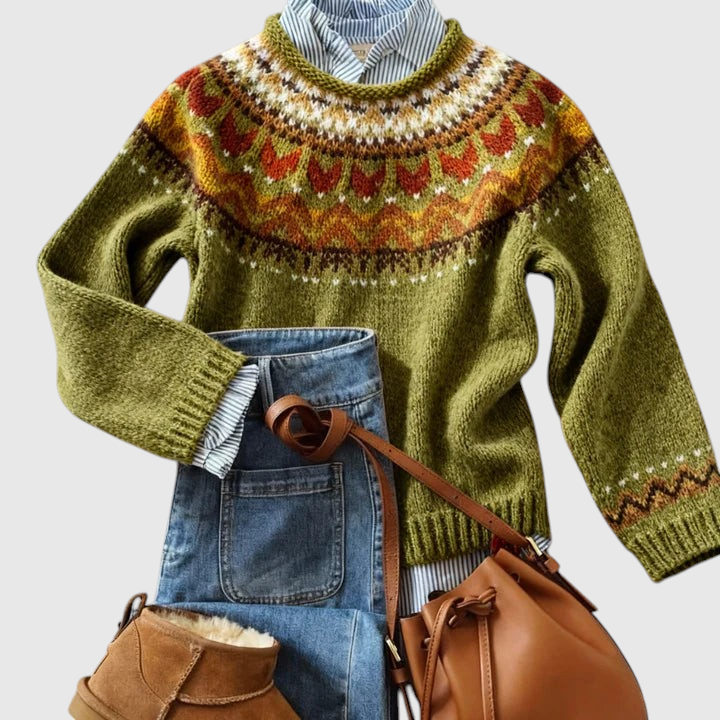 Ardent - Pull Vintage Nordique Doux