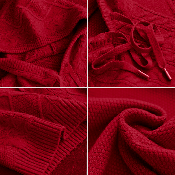 Emily | Pull à Capuche en Tresse