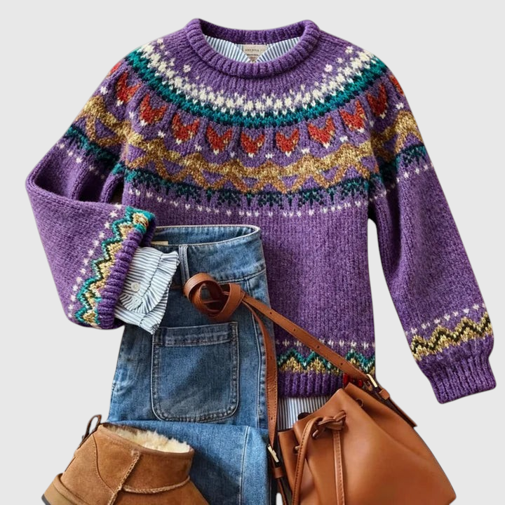 Solva - Pull Nordique Confortable