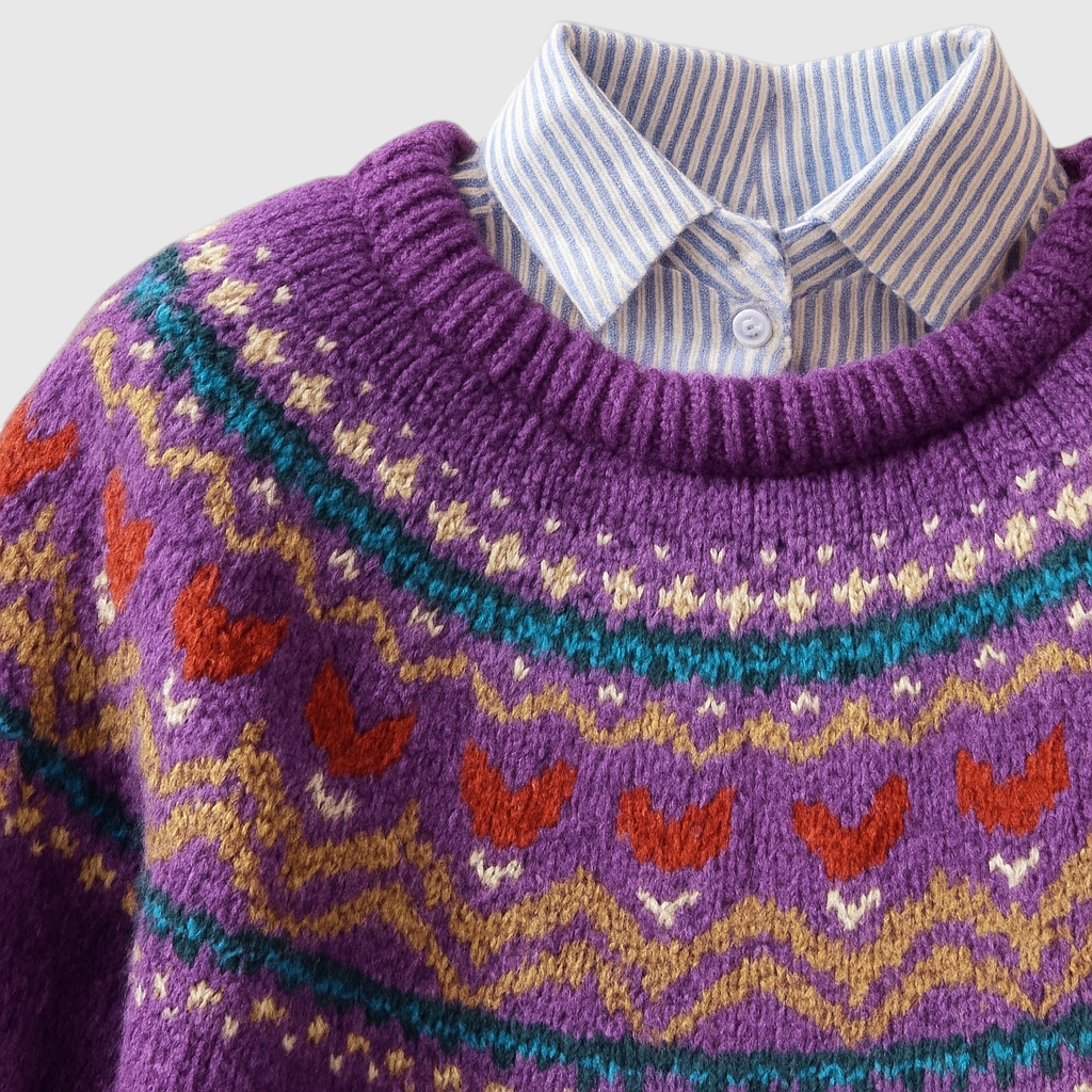 Solva - Pull Nordique Confortable