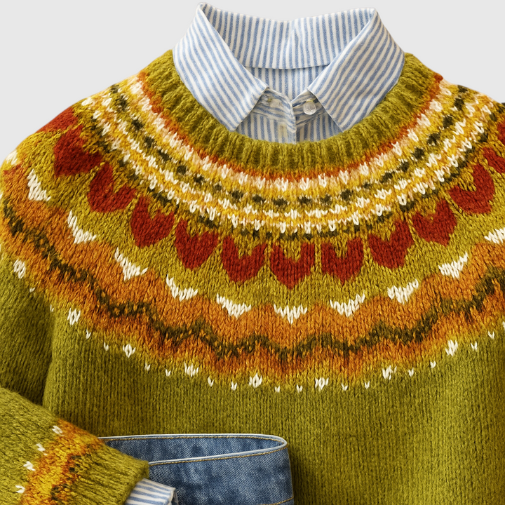 Ardent - Pull Vintage Nordique Doux