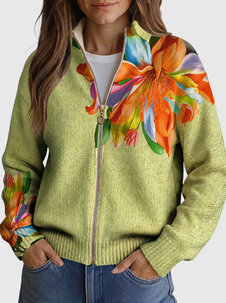 Emanuela™ | Imprimé de Lys Tropical Éclatant
