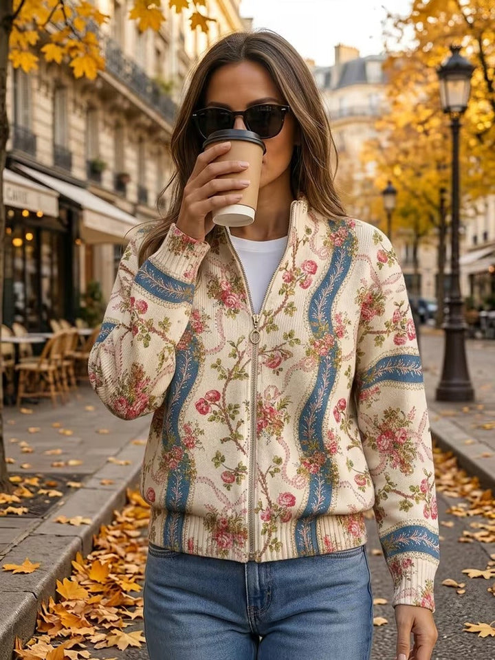 Paola™ | Cardigan Rayé avec Grimpante