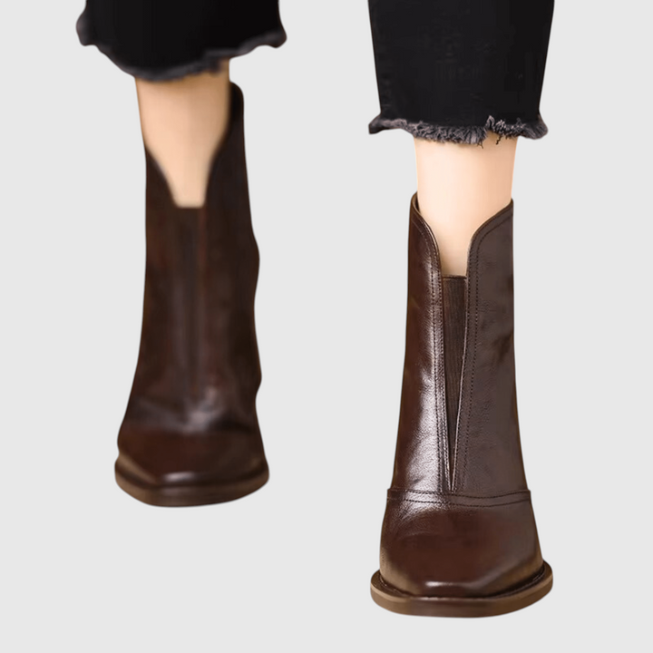 Claudia | Bottines de luxe à talon moyen