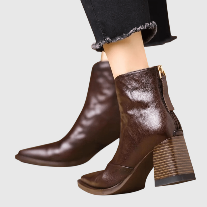 Claudia | Bottines de luxe à talon moyen
